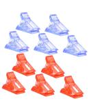 Mikinona 12pcs Pinching Red Quick Curve Manicure Clip Home Art Gel Clips UV Building Nails Poly Clamps LED Finger Fixation DIY for Clamp and Tip Pinchers Tools Builder Fixing 4X3X2CM Red - Buy Online on GoSupps.com