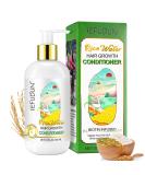 Rice Water Hair Growth Conditioner with Biotin & Caffeine - Nourishing and Strengthening for Dry, Frizzy Hair - 10 Fl Oz - Buy Online on GoSupps.com