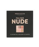 PROFUSION COSMETICS FULL FACE PALETTE NUDE | 8 SHADE EYE FACE AND LIP PALETTE - Buy Online on GoSupps.com