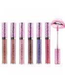Liquid Glitter Lipstick Set - Waterproof Metallic Gloss for Teens & Women | 6PCS Diamond Shimmer Lip Color - Buy Online on GoSupps.com