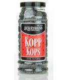 Original Kopp Kops Liquorice and Aniseed Retro Sweets Gift Jar by Berrymans Sweet Shop - Classic Sweets Traditional Taste. - Buy Online on GoSupps.com
