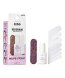 Kiss New York Nail Repair Kit - Biotin Infused Glue Nail File & Wraps for Damaged Cracked & Weak Nails - Made in Korea - Shop Internationally - Buy Online on GoSupps.com