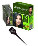 Buy 30 Sachets Black Rose Kali Mehandi - Herbal Hair Dye (10g Each) with Free Brush | Fast International Shipping - Buy Online on GoSupps.com
