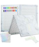 160 Nail Colors Book | Professional Nail Color Display with 240 Tips & Stickers - UV Gel & Nail Art Chart - Buy Online on GoSupps.com
