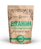 Organic Brahmi Capsules - 200 Vegan Capsules | 1000mg Bacopa Monnieri - Pure Organic Quality & Natural Ingredients - No Additives - Buy Online on GoSupps.com