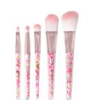 Buy Dessines 5-Piece Vegan Makeup Brush Set | Natural Wood & Synthetic Hair | Perfect for Flawless Cosmetics - Buy Online on GoSupps.com