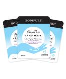 BODIPURE HandPure Hand Mask - Intensive Repair for Dry Cracked Hands - Moisturizing Gloves for Men and Women - 3 Pack - Buy Online on GoSupps.com