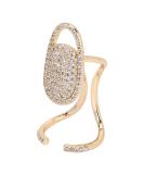 Nail nart Decoration Rhinestone Fingernail Rings Fingernail Ring Nail ring finger Decoration Nail Cover Rings Finger Decoration Rings for Parties Ring Jewelry Gift (Golden) - Buy Online on GoSupps.com