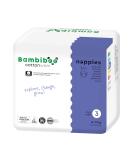 Buy Bambibo Baby Diapers Size 3 MIDI (6-11 kg) - 26 Organic Cotton Disposable Diapers with Moisture Indicator | Soft & Eco-Friendly Baby Care - Buy Online on GoSupps.com