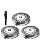 SH30 Replacement Heads for Philips Norelco Shaver - Compatible with Series 3000, 2000, 1000 - Durable Sharp Blade - Electric Razor Shaving Heads - Rotary Heads Accessories - Buy Online on GoSupps.com