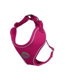 DDOXX Reflecting Airmesh Step-In Dog Harness Adjustable Pink Harness for All Sizes | M (Neck: 26-36 cm Breast: 36-50 cm) International Shipping Available - Buy Online on GoSupps.com