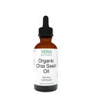 Vera Botanics Organic Chia Seed Oil - 100% Pure & Natural, Cold-Pressed for Skin, Hair & Nails - Reduce Hair Breakage and Scarring from Psoriasis, Eczema & Acne - Buy Online on GoSupps.com
