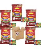 05 x Walkers Classic Variety Multipack Crisps 6x25g - Cheese & Onion Ready Salted & Salt & Vinega Flavoured Potato Chips | 30 mini Bags - Buy Online on GoSupps.com