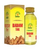 Dabur Badam Tail Pure Almond Oil for Hair Loss - 100 ml/3.38 fl oz - Edible - Buy Online on GoSupps.com