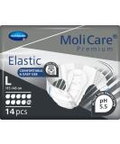 Molicare Premium Elastic Slip for Heavy Incontinence | Men & Women | Size L (10 Drops) | 14 Pieces - International Shipping Available - Buy Online on GoSupps.com