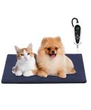 Electric Pet Heating Pad for Dogs and Cats - Indoor Warming Mat with Auto Power Off - Medium Size 22'' x 18 - Buy Online on GoSupps.com