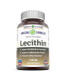 Amazing Formulas Lecithin Dietary Supplement * 1200 mg High Potency Lecithin Softgels (Non GMO,Gluten Free) -Promotes Brain & Cardiovascular Health * Aids in Cellular Activities * 240 Softgels 240 Count (Pack of 1) - Buy Online on GoSupps.com