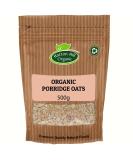 Organic Porridge Oats/Rolled Oat Flakes 500g by Hatton Hill Organic - Buy Online on GoSupps.com
