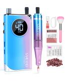 SAVILAND Electric Nail Drill - 40000RPM Portable Efile with 12 Bits for Acrylic & Gel Nails | Professional Manicure & Pedicure Tool - Buy Online on GoSupps.com