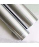 Metallic Silver Self Adhesive Contact Paper - 17.7 X 197 | Peel and Stick Wallpaper for DIY Kitchen Cabinet Decor | Waterproof Silver Contact Paper - 17.7x 196.85 - Buy Online on GoSupps.com