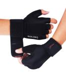 Boildeg Fitness Gloves Premium Training & Weightlifting Gloves for Men & Women | CrossFit & Bodybuilding | Black L - Buy Online on GoSupps.com