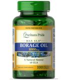 Puritans Pride Borage Oil, 1 Gram - Buy Online on GoSupps.com