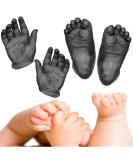 BabyRice Large Hand and Foot Casting Kit with Metallic Paint (Black) - Perfect Keepsake Gift for Babies - Easy to Use at Home - Buy Online on GoSupps.com