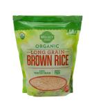 Wellsley Farms Organic Long-Grain Brown Rice 4 lbs. - Premium Quality, Non-GMO, Gluten-Free - Buy Online on GoSupps.com