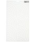 Quilting Creations Baptist Fan Background Quilt Stencil 18 - White | Premium Quality - Buy Online on GoSupps.com