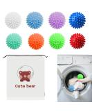 ZOCONE 8 Pcs Tumble Dryer Balls Reusable Silicon Drying Balls for Tumble Dryer 4 Large Size Laundry Balls for Washing Machine+4 Small Size Washing Machine Balls Laundry Dryer Balls with Storage Bag - Buy Online on GoSupps.com