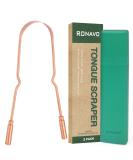 RONAVO Copper Tongue Scraper for Adults | Oral Care & Hygiene Tongue Cleaner for Fresher Breath | Includes Travel Case - Buy Online on GoSupps.com