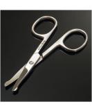 Premium Hair Scissors - German Stainless Steel for Safe Trimming of Nose Ears Eyebrows Mustaches & Beards - International Shipping Available - Buy Online on GoSupps.com