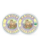 Certified Organic Badger Belly Butter - Cocoa Butter, Calendula, Vitamin E, Coconut Oil - 2oz (Pack of 2) - Buy Online on GoSupps.com