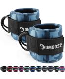 DMOOSE Food Blause Care Kickbacks Foot Slare - Cable Train Foot Loops for Fitness Training | Ankle Straps & Foot Loop Accessories for Men & Women - Blue Camo - Buy Online on GoSupps.com