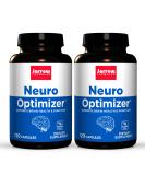 Jarrow Formulas Neuro Optimizer - 120 Capsules (Pack of 2) - Brain Health Antioxidant Support 7 Neuro Nutrients Gluten Free - 60 Servings - International Shipping Available - Buy Online on GoSupps.com