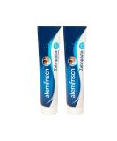 Made in Germany: 2 -way patched fresh toothpaste 100 ml against bad breath with HDO2 converts the sulfur compounds into non -smelling sulfate 50% less plastic waste  - Buy Online on GoSupps.com