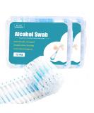 100+50 Alcohol Swabs Cotton Q Tips - Individually Wrapped Disposable Swabsticks for First Aid Safety - Buy Online on GoSupps.com