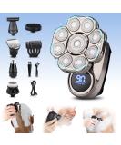 2023 Upgraded 9D Electric Head Shaver for Bald Men - 6-in-1 Grooming Kit, Waterproof Wet/Dry, Rechargeable Bald Head Razor - Home & Travel - Buy Online on GoSupps.com