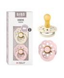 BIBSS Boheme Schnuller 2 Pack.BPA-free cherry shape nipple.Natural rubber/latex made in Denmark.0-6 months (2-pack) Ivory / Blossom 0-6 months (2-pack) Ivory / Blossom - Buy Online on GoSupps.com