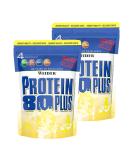 WEIDER Protein 80 Plus protein powder 2 pack vanilla low-carb multi-component casein whey mix for protein shakes 2x500g - Buy Online on GoSupps.com