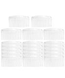 20 Pack Clear White Large Plastic Hair Side Comb Set for Women - Bridal Wedding Veil Decorative Headpiece and French Twist Updo Bun Accessories - Buy Online on GoSupps.com