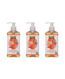 Orange Blossom & Honey Liquid Hand Wash by SoF Body Care | Moisturizing Hand Soap with Sea Algae | 8 oz Pump Bottle | Pack of 3 - Buy Online on GoSupps.com