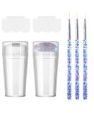 Silicone Stamper, Dotting Pen & French Manicure Kit Set | Double Sided Nail Art Tools for DIY Salon | Includes Scraper - 2 PCS Stamper, 3 PCS Pen - Buy Online on GoSupps.com