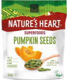 Terrafertil Nature S Heart | Pumpkin Seeds | Gluten Free | Wheat Free Suitable for Vegans | 1Kg - Buy Online on GoSupps.com
