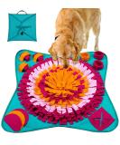 Emwel Washable Dog Snuffle Mat - Interactive Nosework Training Toy for Large & Medium Dogs - Red - Buy Online on GoSupps.com