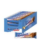 Knoppers NussRiegel 24 x 40g Chocolate bar with milk and nougat cream hazelnuts caramel and milk chocolate - Buy Online on GoSupps.com