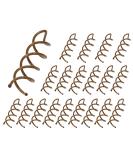 Mini Skater 1.88 Spiral Hair Pin Twist Barrette Spin Pins - Brown Set of 20 - Non-Scratch Round Tips for Women's Bun Hair Style DIY - Buy Online on GoSupps.com