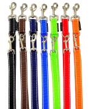 Buy Reflective Dog Leash for Large Dogs - Adjustable 3.50m Durable Linen Made in Germany - Perfect for Night Walks Blue 25mm - Buy Online on GoSupps.com
