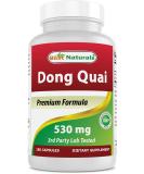 Best Naturals Dong Quai 530mg 180 Capsules - Natural Menopause Support - Buy Online on GoSupps.com