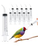 12 ml Baby Bird Feeding Syringe Set - Pet Liquid Feeder for Small Animals - Nursing Supplies for Dogs, Cats, Puppies, Kittens - Buy Online on GoSupps.com